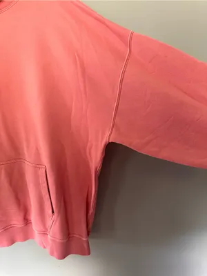 Abercrombie & Fitch Oversized Hoodie Sweatshirt Pink Coral XXL thumbnail 6