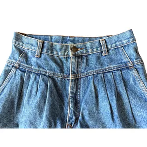 Vintage GAP High Waisted Pleated Tapered Blue Jeans Size 29 thumbnail 2