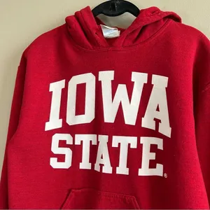 ✨ Gildan Red Iowa State‎ University Hoodie Small thumbnail 2