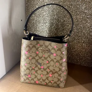 Coach Town Bucket Bag In Signature Canvas With Disco Star Print c6923 thumbnail 1