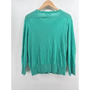Fresh Produce Cardigan Womens XXL ALSCARD Teal Green Button Front EUC thumbnail 3