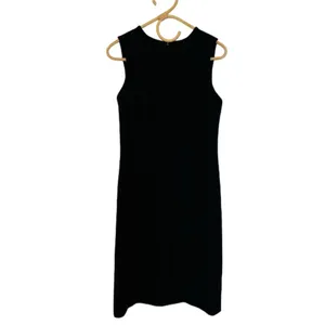 Tory Burch black shift work dress thumbnail 3