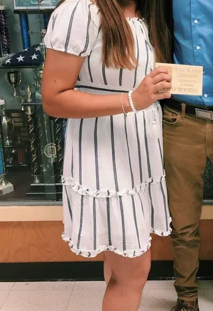 American Eagle Outfitters Striped Dress thumbnail 1