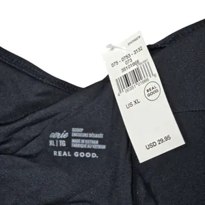 Aerie‎ Scoop Bikini Top Black XL NWT thumbnail 4