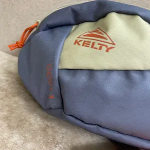 Kelty Giddy 3 Hip Pack Blue Tan Orange Outdoor Hiking Waist Bag New‎ with Tags thumbnail 2