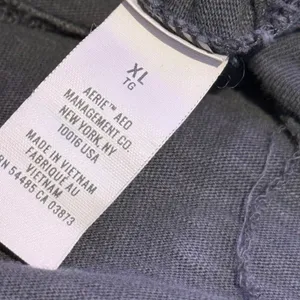 Aerie Cotton Midi Maxi Dress Tiered Womens XL Gray Distressed Grunge Flowy FLAW thumbnail 8