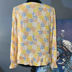 Size S Floral Boho Top thumbnail 8