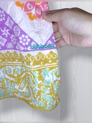 BILLABONG Boho Mandala Tile Printed Cami | Purple Yellow Tie Shoulder Top thumbnail 5