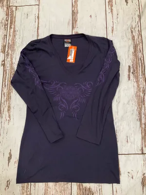 Harley Davidson NWT LONG SLEEVED TRIBAL TEE SHIRT thumbnail 5
