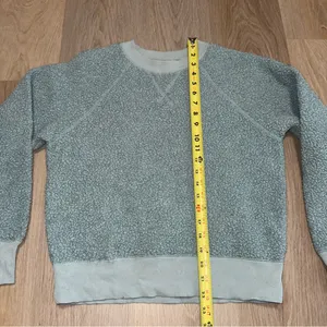 Everlane Renew Fleece Green Sweatshirt - Size Small thumbnail 5