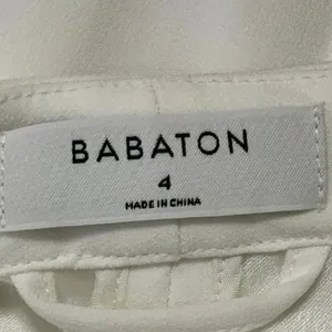Aritzia Babaton Power Waist White Crepe Slim Fit Open Blazer Coat Jacket Size 4 thumbnail 4