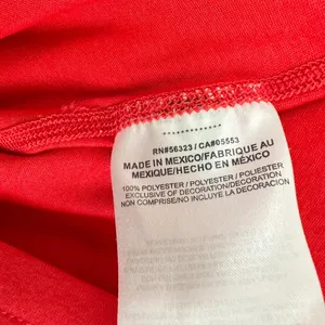 Nike | Dri-Fit V-Neck Shirt | Red | Size M thumbnail 6