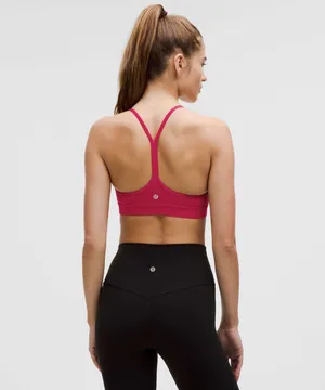 Lululemon Flow Y Bra Sports 10 Passionate Pink thumbnail 2