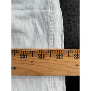 Athleta Womens White‎ 100% Cotton Slub Knit Short Sleeve Crew Neck Tee Size M thumbnail 7