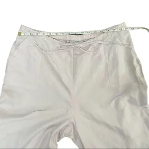 Motherhood maternity light pink linen pants‎ thumbnail 6