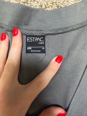ESTPAC PacSun Charcoal Crop Top thumbnail 2