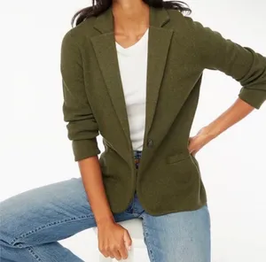 J. Crew Green Schoolboy Classic Fit Sweater Blazer Size XS thumbnail 1