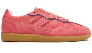 Alohas tb.490 Rife Sneakers in a coral pink suede colorway thumbnail 1