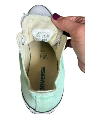 Converse Low Top Sneakers Sea Foam Green Womens Size 7 thumbnail 8