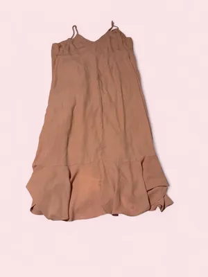 Lulu's Blush Pink Spaghetti Strap High-Low Wrap Dress thumbnail 3