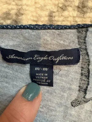 American Eagle Outfitters Top Floral thumbnail 3
