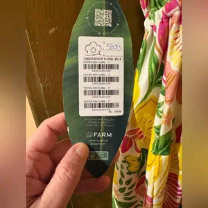 NWT Farm Rio Bella Yellow & White Floral Midi Dress thumbnail 6