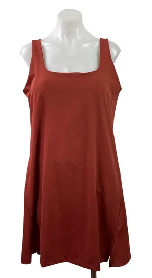 Old Navy Sienna Birch Powersoft Orange Sleeveless Athletic Mini A-Line Dress XL thumbnail 1