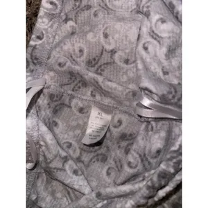 Goodnight Kiss Women's Gray Thermal 2pc Pajama Set Size‎ XL thumbnail 11