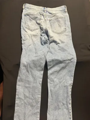 PacSun Light Blue Straight Leg Women's Mom Jeans thumbnail 4