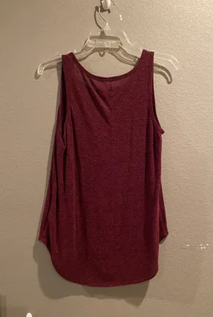 Maroon Tank Top thumbnail 3