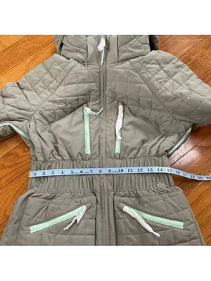 Free People Movement All Prepped Ski Snow Quilted Puffer Jacket Insulated Sz M thumbnail 6