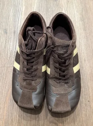 Vintage Diesel‎ Wish Brown Leather Suede Low Top Sneakers US 9.5 y2k thumbnail 1