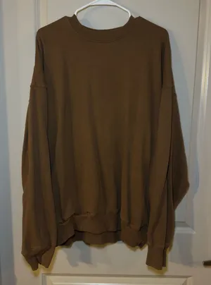 Brandy Melville Erica Sweatshirt Brown thumbnail 1