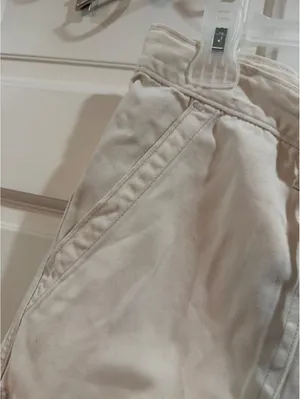 Abercrombie & Fitch Beige Shorts with Drawstring Waist Size Medium thumbnail 5