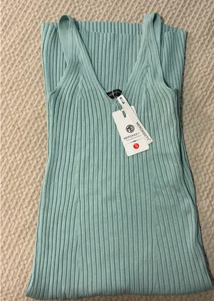 Merokeety Sage Green Knit Dress thumbnail 2