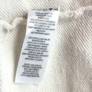 FRAME‎ Sweatshirt Womens S Cream Mock Neck Pima Cotton Oversized Distressed Vtg thumbnail 9