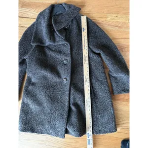 Cinzia Rocca Coat Women 8 Brown Wool Alpaca Blend Oversized Cape Academia‎ thumbnail 4