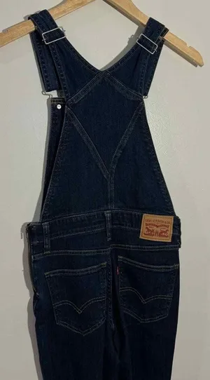 New Levi's Skinny‎ Dark Wash Denim Overall Size 26 Casual Nomcore Minimalist thumbnail 1