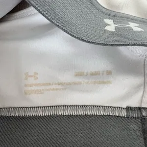 Under Armour Women's White and Gray Sports Bra thumbnail 3