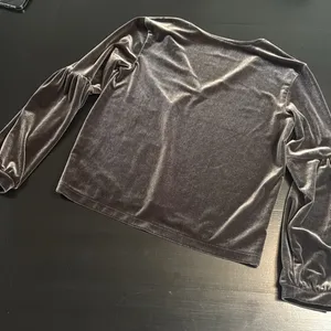 Madewell Velvet V-Neck Velvet Balloon Sleeve Top thumbnail 6