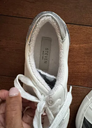 Steve By Steven madden Parody Camo, white, Lace-up Fashion Sneakers Women’s size 7 thumbnail 5