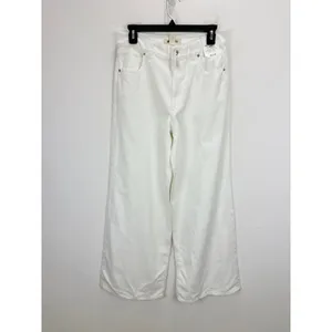 Madewell Superwide Leg Jeans Airy Denim Tile White High Rise Relaxed US 28 NWT thumbnail 7