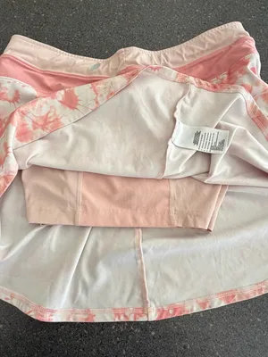 Prince Pink Floral Tie Dye Tennis Skort Athletic Golf Skirt Built-In Shorts M thumbnail 10