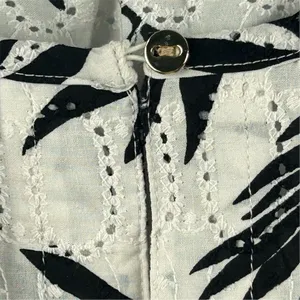 LOFT Women's Sleeveless Floral Eyelet Tank Top White Size S‎ Casual thumbnail 7