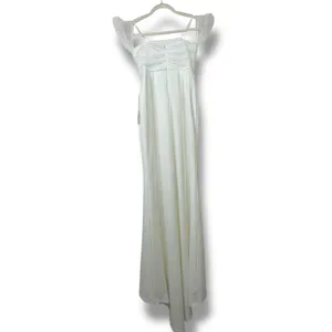 NEW Lulus Luxe Bridal Profound Glamour Pearl Off-the-Shoulder Wedding Dress thumbnail 7
