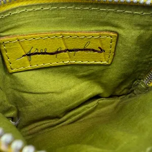 Free People Wallet Leather Crocodile Embossed Coin Purse chartreuse green spring thumbnail 4