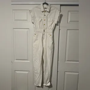 Sheike‎ $165 Nevada Ecru Denim White Gold Jumpsuit Australia Brand Slim thumbnail 2