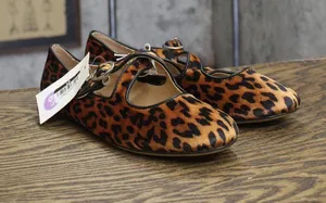 A New Day Tasmin Leopard Print Velvet Flats 94568226 Leopard Brown 6.5M thumbnail 1