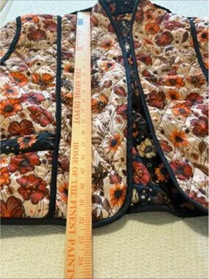 The Simply Southern Reversible Bomber Flower Autumn Boho XL thumbnail 8