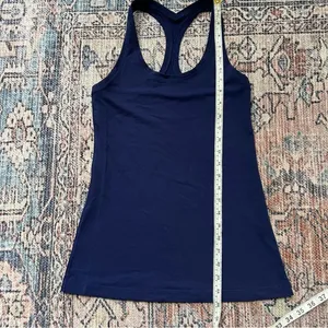 Lululemon Cool Racerback Tank Top Hero Blue Navy Size 6 thumbnail 7